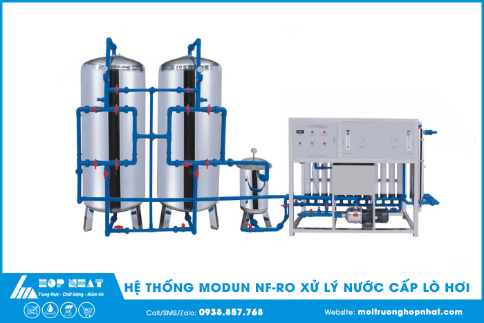 Hệ thống modun NF-RO xử lý nước cấp lò hơi