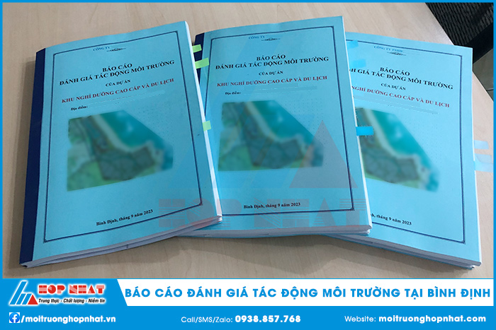 Báo cáo đánh giá tác động môi trường tại Bình Định