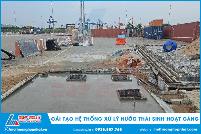 Cải tạo hệ thống xử lý nước thải cảng biển