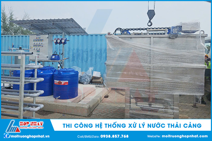 Cải tạo hệ thống xử lý nước thải cảng