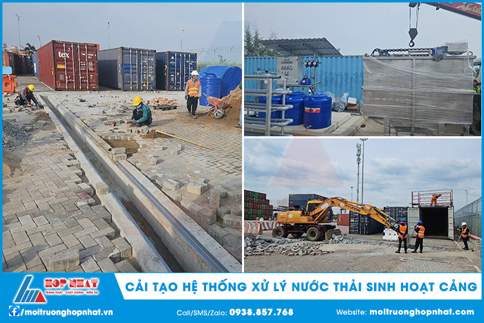 Cải tạo hệ thống xử lý nước thải sinh hoạt cảng biển