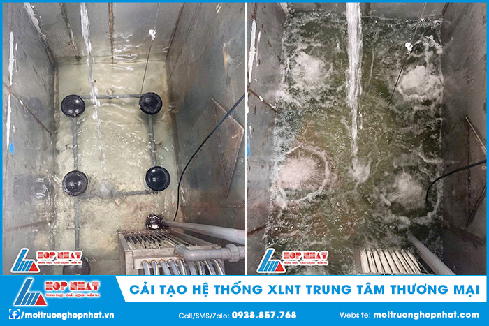 Cải tạo hệ thống xử lý nước thải trung tâm thương mại
