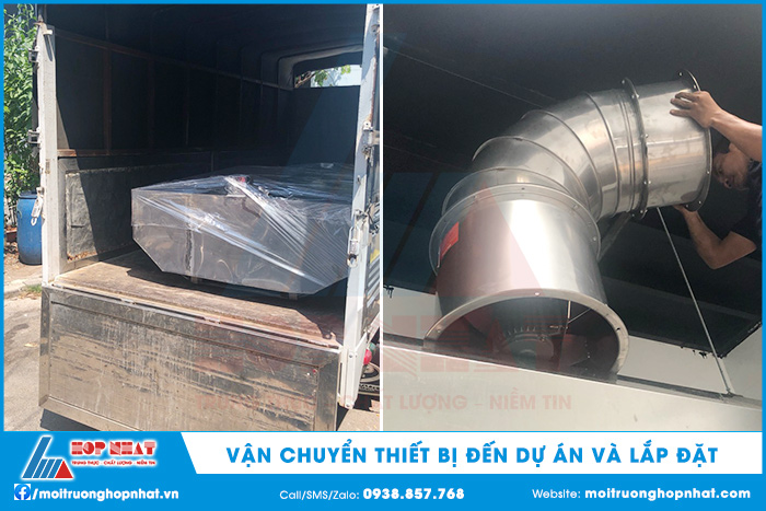 Vận chuyển thiết bị đến dự án