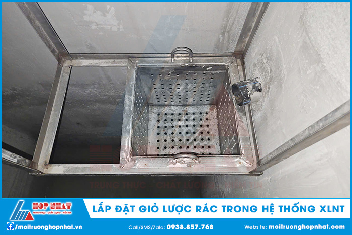 giỏ lược rác