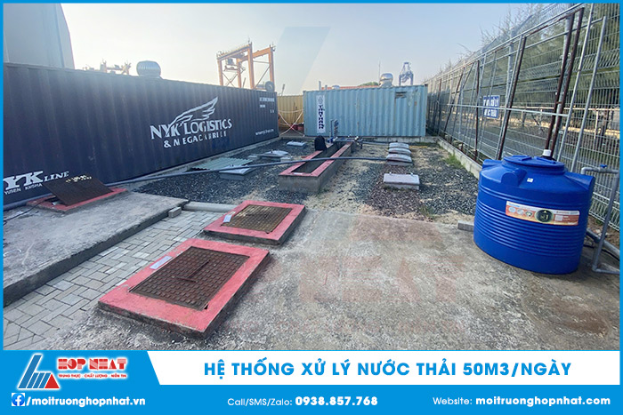 Hệ thống xử lý nước thải 50m3/ngày