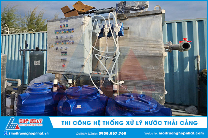 Hệ thống xử lý nước thải sinh hoạt cảng biển