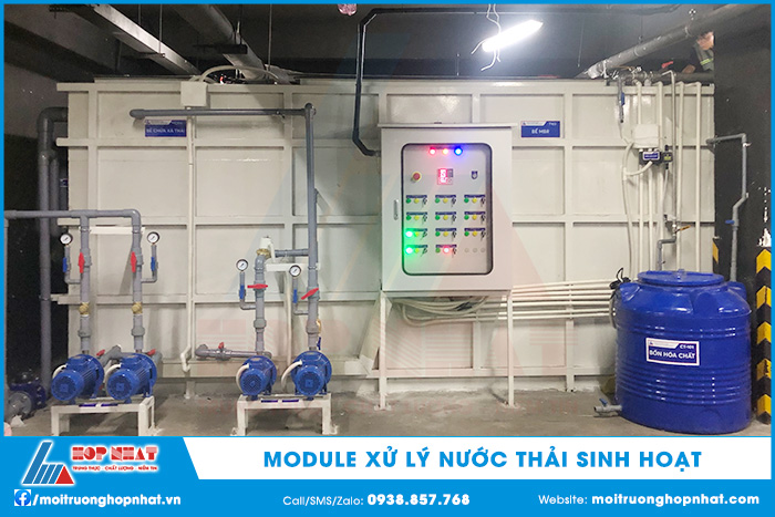 Module xử lý nước thải sinh hoạt