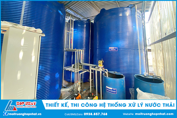 Thiết kế, thi công hệ thống xử lý nước thải sinh hoạt nhà máy sản xuất