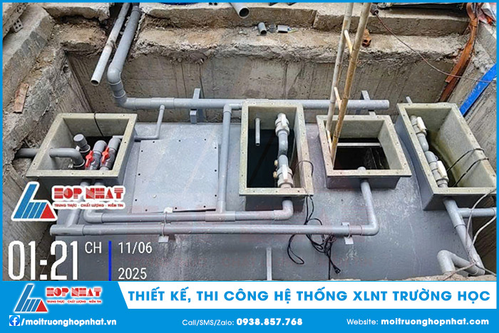 Xử lý nước thải trường học