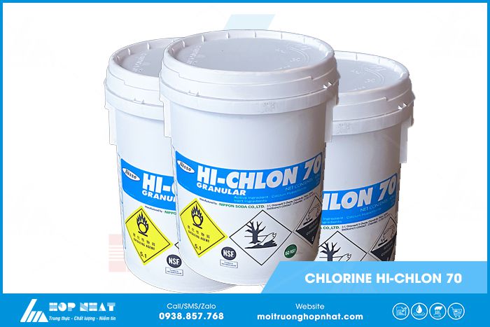 Hóa chất xử lý nước Chlorine Hi-Chlon 70