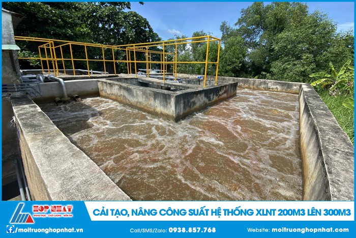 Cải tạo, nâng công suất hệ thống XLNT 200m3 lên 300m3