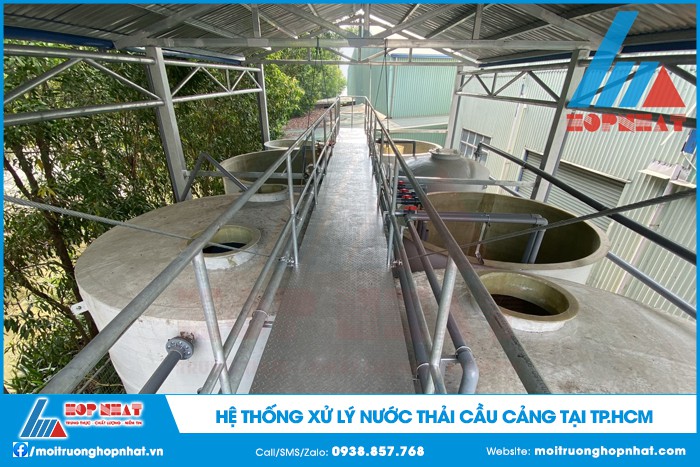 Hệ thống xử lý nước thải cầu cảng tại TPHCM