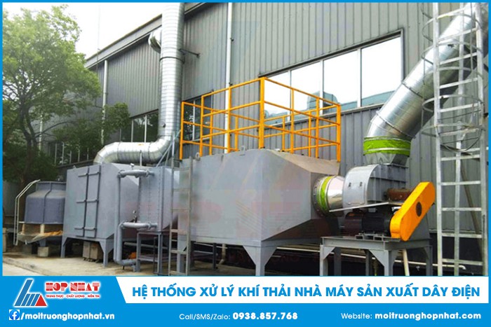 Hệ Thống Xử Lý Khí Thải Sản Xuất Dây Điện