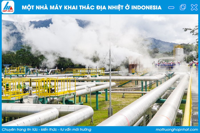 Nhà máy khai thác địa nhiệt ở Indonesia