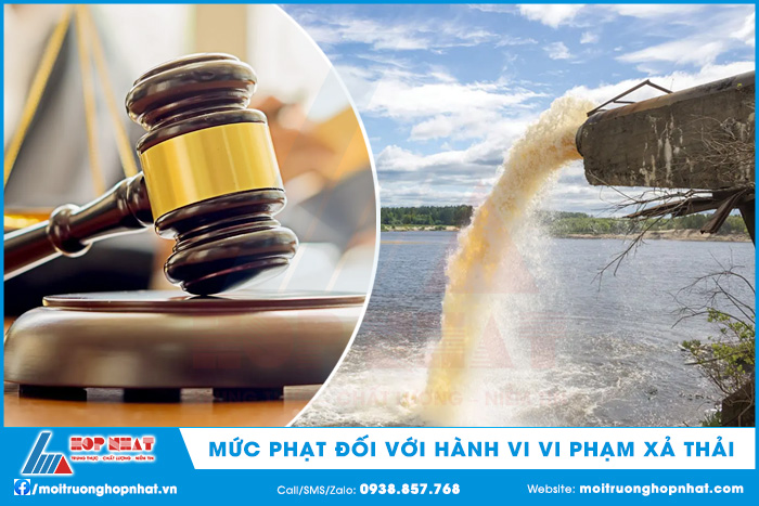 Mức phạt hành vi vi phạm xả thải