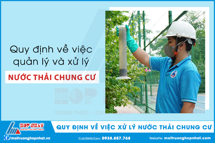 Quy định về xử lý nước thải chung cư