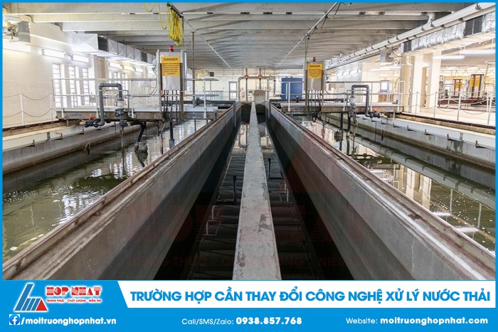 Những trường hợp cần thay đổi công nghệ xử lý nước thải