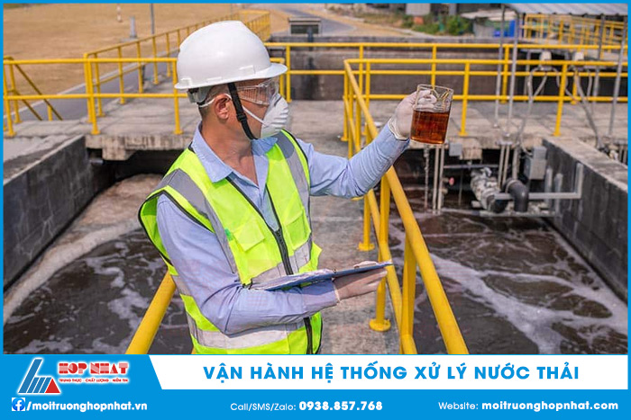 Vận hành hệ thống xử lý nước thải