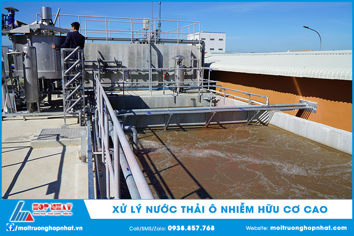 Xử lý nước thải ô nhiễm hữu cơ cao