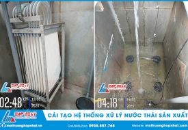 Cải Tạo Hệ Thống Xử Lý Nước Thải Sản Xuất Tại Bình Tân