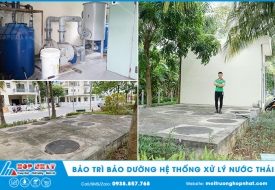Bảo trì, bảo dưỡng hệ thống xử lý nước thải 240m3 tại quận 12, TP. HCM