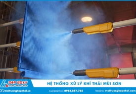 Thiết kế, lắp đặt hệ thống xử lý khí thải mùi sơn