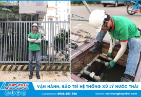 Vận hành, bảo trì hệ thống xử lý nước thải tại TP. Thủ Đức, TP. HCM