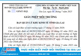 Thực Hiện Giấy Phép Môi Trường Tại Gia Lai