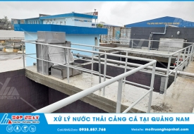 Xử lý nước thải cảng cá tại Quảng Nam