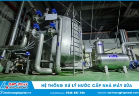 Cung cấp thiết bị và lắp đặt hệ thống lọc nước nhà máy sữa 