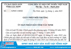 Lập Giấy Phép Môi Trường Nhà Máy Sản Xuất Sợi Tổng Hợp 