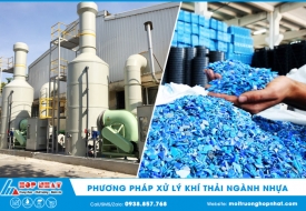 Các phương pháp xử lý khí thải ngành nhựa