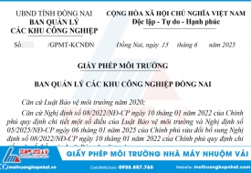 Thực Hiện Giấy Phép Môi Trường Nhà Máy Nhuộm Vải Tại Đồng Nai