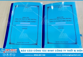 Báo cáo công tác bảo vệ môi trường Công ty Cổ phần Thiết bị điện
