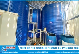 Thiết Kế, Thi Công Hệ Thống Xử Lý Nước Thải Sinh Hoạt Công Suất 20m3