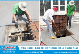 Vận hành - Bảo trì hệ thống xử lý nước thải chung cư ở quận 8, TP. HCM