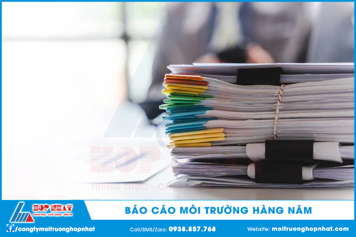 Báo cáo môi trường hàng năm