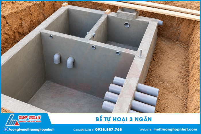 Bể tự hoại 3 ngăn