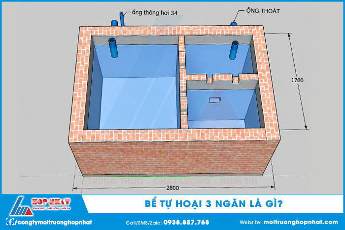 Bể tự hoại 3 ngăn là gì?