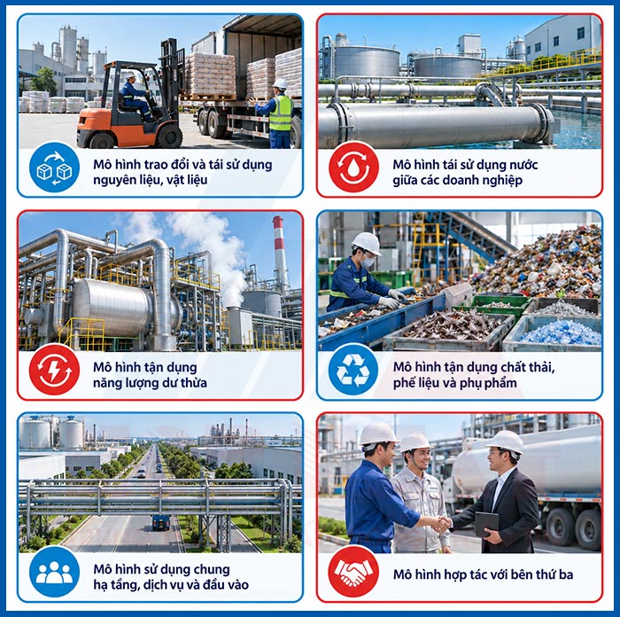 Các mô hình cộng sinh công nghiệp phổ biến
