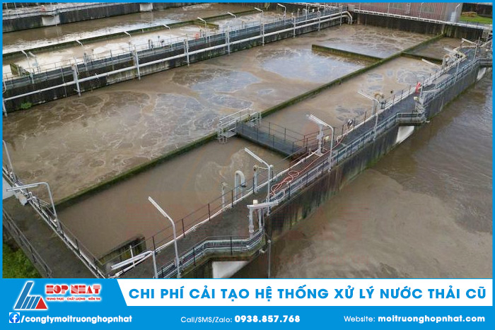Chi phí cải tạo hệ thống XLNT cũ