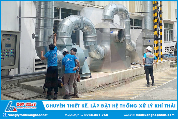 Chuyên thiết kế, lắp đặt hệ thống xử lý khí thải