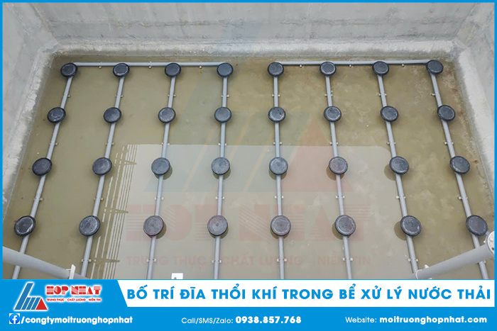Đĩa thổi khí trong hệ thống xử lý nước thải