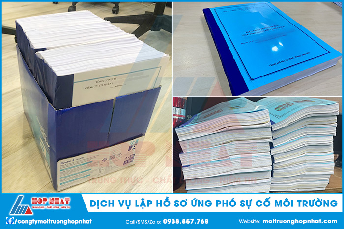 Dịch vụ tư vấn, lập hồ sơ ứng phó sự cố môi trường