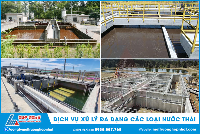 Dịch vụ xử lý đa dạng các loại nước thải