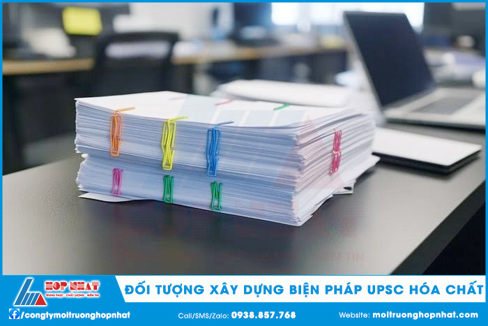 Đối tượng phải xây dựng biện pháp ứng phó sự cố hóa chất