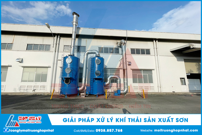 Các giải pháp xử lý khí thải sơn