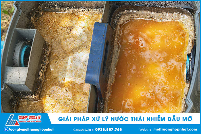 Giải pháp xử lý nước thải nhiễm dầu mỡ