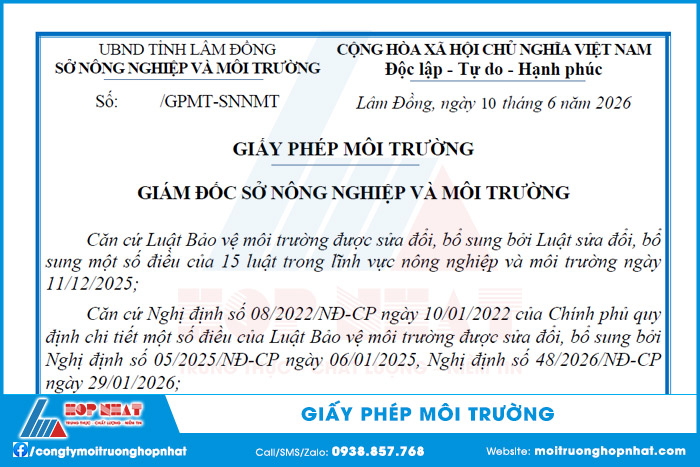 Giấy phép môi trường là gì? Tại sao doanh nghiệp phải làm GPMT?