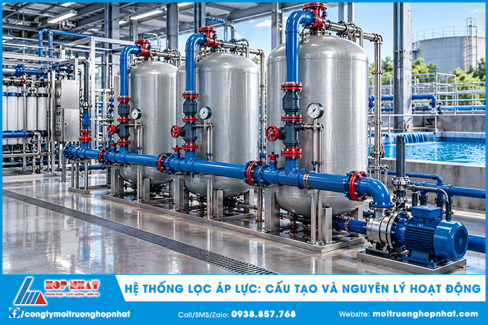 Hệ thống lọc áp lực: Cấu tạo và nguyên lý hoạt động